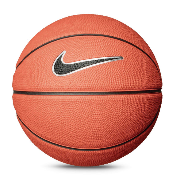 Nike Skills Mini Kids' Indoor/Outdoor Rubber Basketball, Size 3 (22.5-in), Amber/Black/White Y2