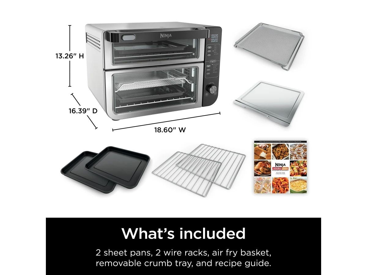 Ninja Double Door 12-in-1 Countertop Electric Convection Oven & Air Fryer with FLEXDOOR