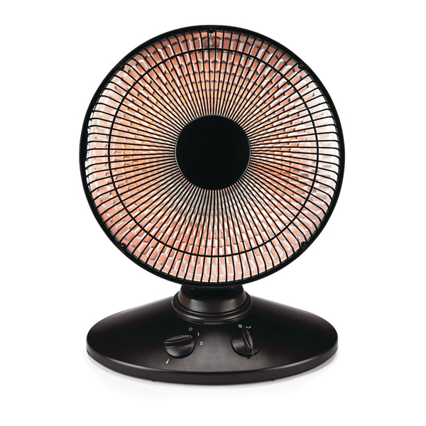 NOMA Oscillating Parabolic Dish Portable Radiant Electric Space Heater, 1000W, Black G6
