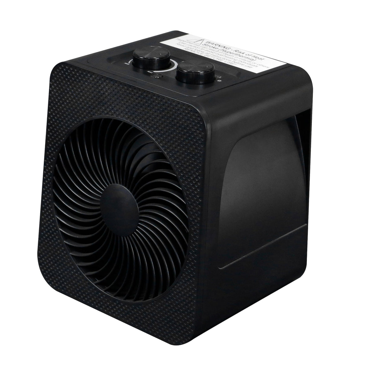 NOMA Portable 2-In-1 Personal Heater & Fan, 1500W, Black