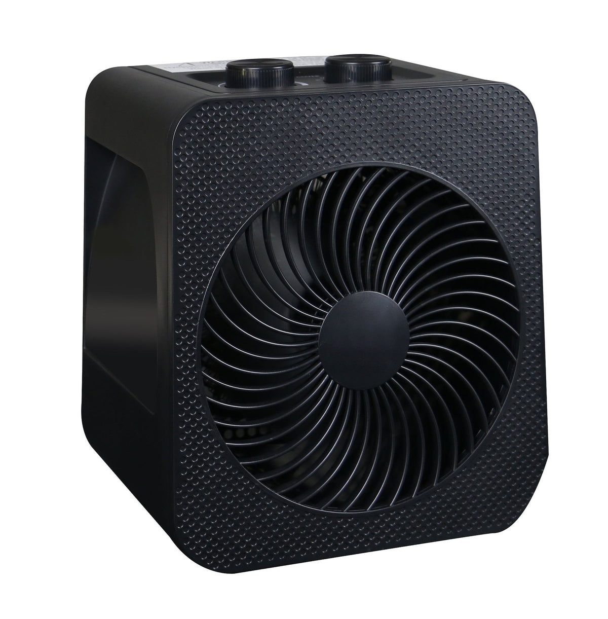NOMA Portable 2-In-1 Personal Heater & Fan, 1500W, Black