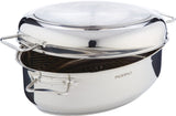 PADERNO 18/10 Stainless Steel Multi-Roaster with Removable Rack, 50.3 x 18cm