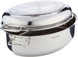 PADERNO 18/10 Stainless Steel Multi-Roaster with Removable Rack, 50.3 x 18cm
