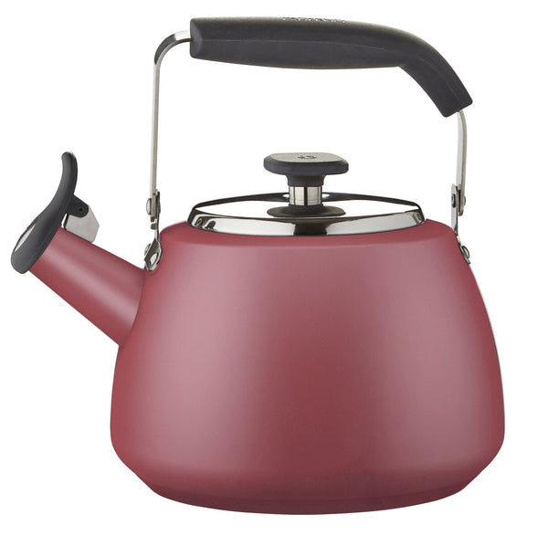 PADERNO Stainless Steel Stovetop Kettle, 1.9-L, Red W1