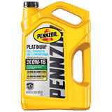 Pennzoil Platinum 0W16 Synthetic Engine Oil, 5-L