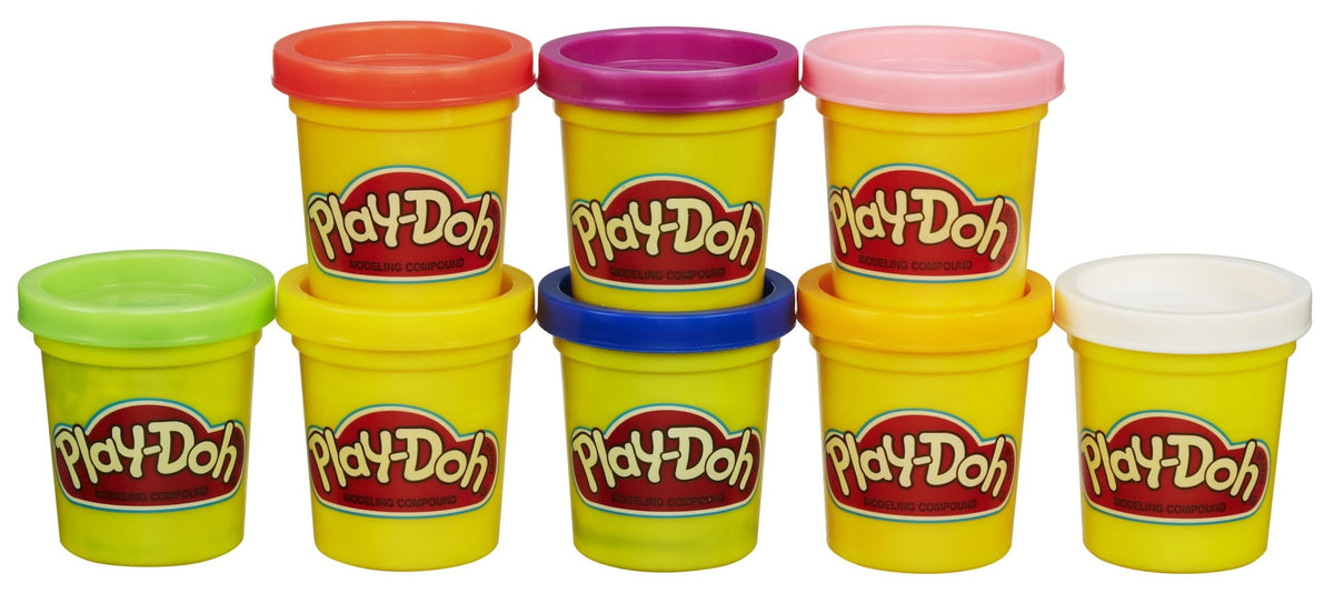 Play-Doh Rainbow 8 Colour Starter Pack Molding Material For Toddlers & Kids, Ages 2+
