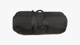 Plowser Extra-Large Black Nylon Storage Cargo Bag with Handles and Full-Length Zipper