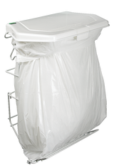 Rack Sack Expandable Kitchen Garbage Bag Holder, Fits 15-L or 21-L bags, Includes 5 bags