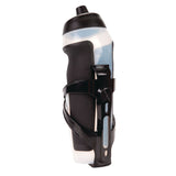 Raleigh Easy-Squeeze Bike Water Bottle withCage/Holder, Transculent, 20.2-oz