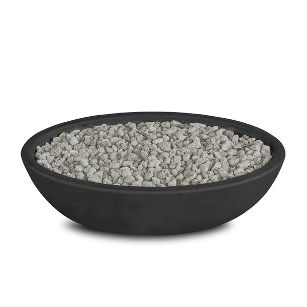 Riverside Oval Concrete Propane Fire Pit in Shale, 48-in H8