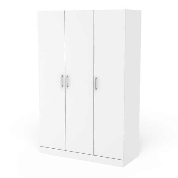 Sauder 3 Drawer Wardrobe White R9