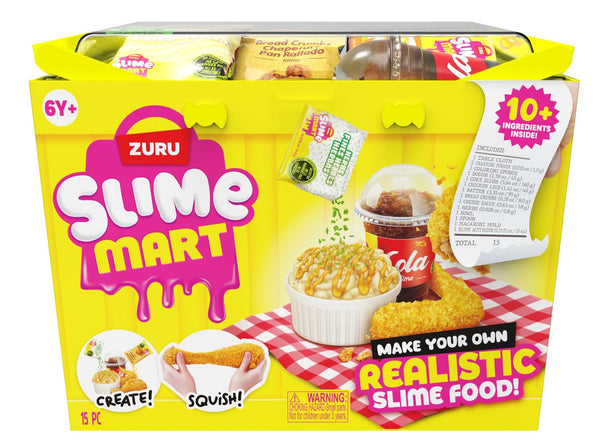 Slime Mart Small Shopping Basket, Series 2, Fast Food, Yellow O2