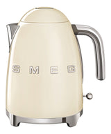Smeg 50s Retro Style Fix Temperature Countertop Kettle, 1400W, 1.7-L, Cream
