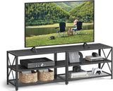 Songmics Home 70-in 3-Tier Industrial Black TV Stand