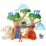 Spider-Man Spidey & His Amazing Friends Dino-Webs Treehouse Playset with Spider-Man Toys, Ages 3+