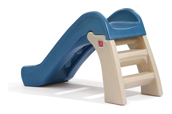 Step2 Outdoor Portable Play & Fold Jr. Baby Slide, Blue, Ages 1.5+ Q9