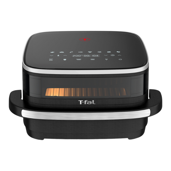 T-fal Easy Fry XL Surface Air Fryer, 10-in-1, Large Air Fryer, Super-Sized Cooking Surface, Compact Format, 4L / 4.2Qt, Black W1