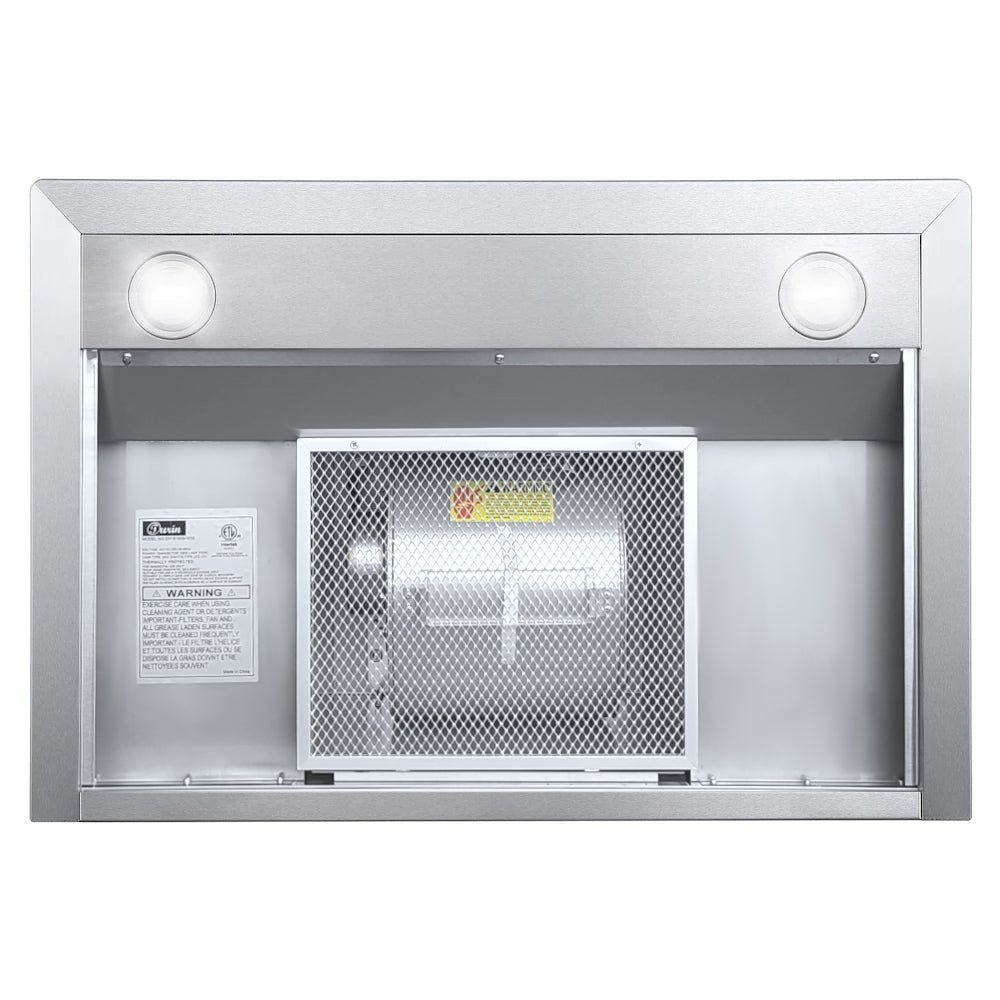 Turin Dakota Pro Wall-Mounted Range Hood, Stainless Steel, 30-in