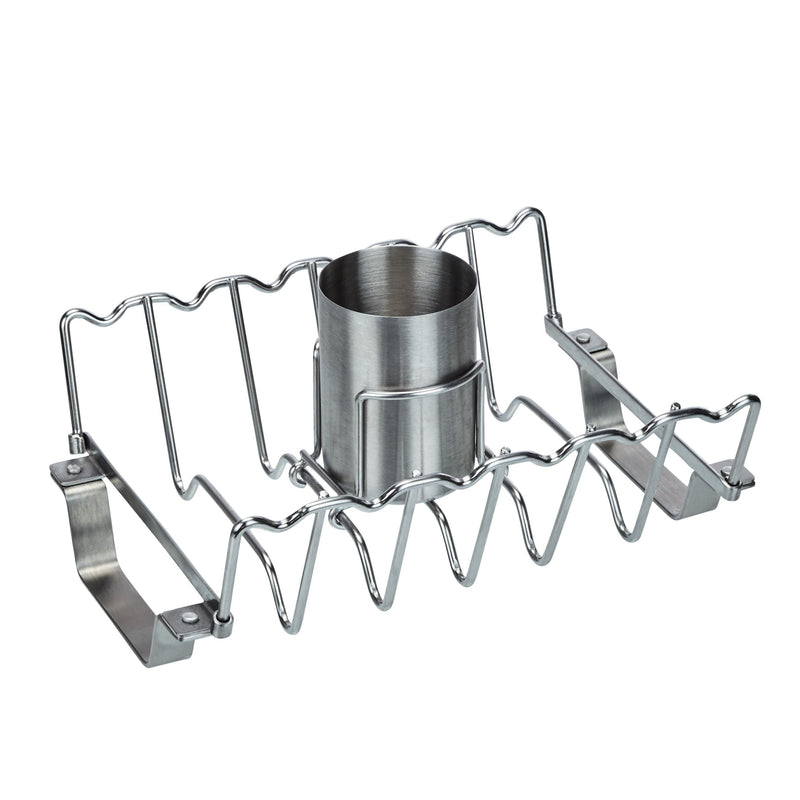 Vermont Castings Stainless Steel Chicken Roaster & Rib Rack for Grilling/Roasting, 11-in H5
