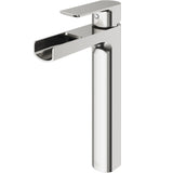 VIGO Amada 11-in Brushed Nickel Vessel Bathroom Faucet