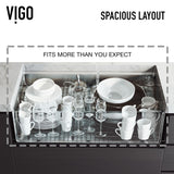 VIGO Oxford 1-Bowl Stainless Steel Apron Front Farmhouse Kitchen Sink with Accessories, 30-in