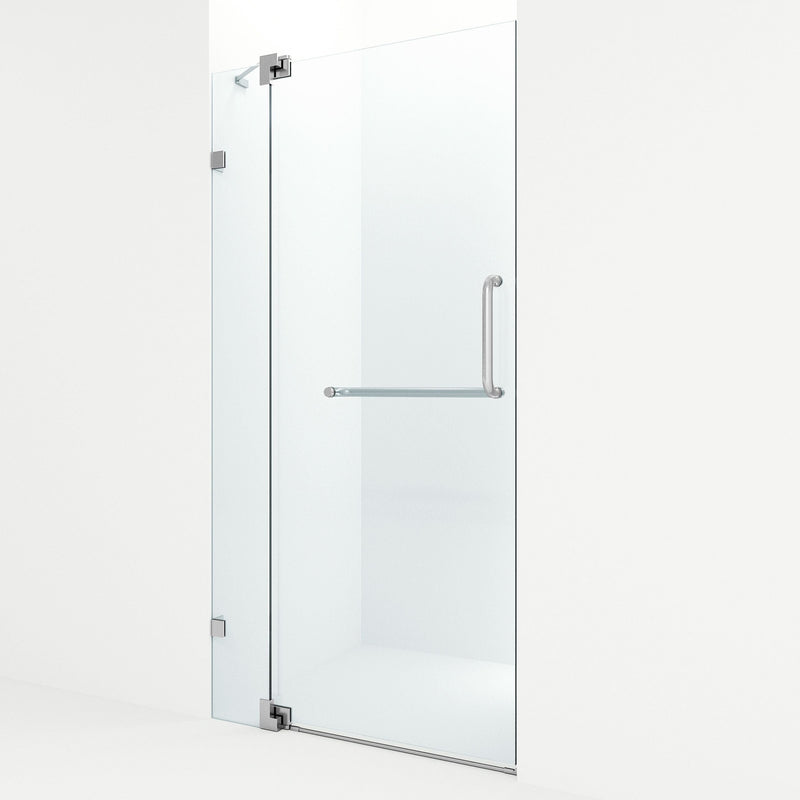 VIGO Pirouette Clear Shower Door, 42-in x 72-in K8