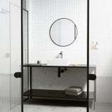 VIGO Starr Modern MatteStone 15x15-in Deep White Bathroom Sink/Basin with Square Vessel