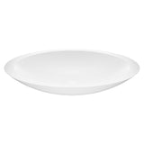 VIGO Wisteria Matte Stone Circular Vessel Bathroom Sink/Basin with Deep Bowl, White