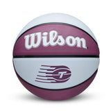 Wilson WNBA Toronto Tempo Team Tribute Basketball, Official Size 6 (28.5-in), Purple