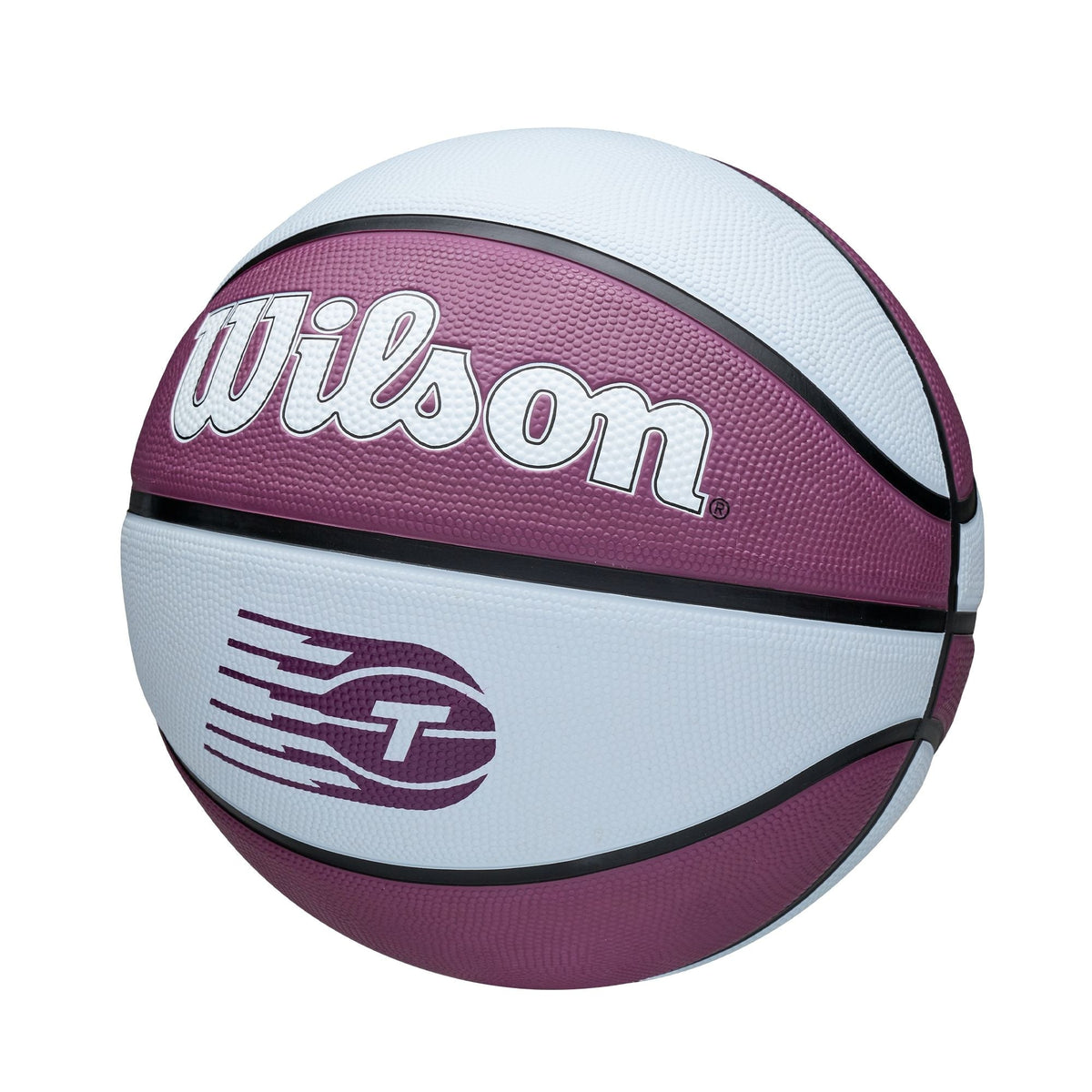 Wilson WNBA Toronto Tempo Team Tribute Basketball, Official Size 6 (28.5-in), Purple