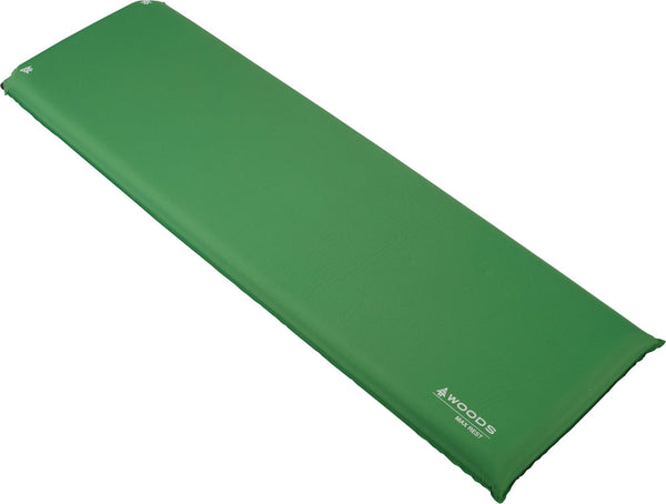 Woods Max Rest Single Self-Inflating Camping Sleeping Pad/Air Mat with Storage Bag, 4-in W6